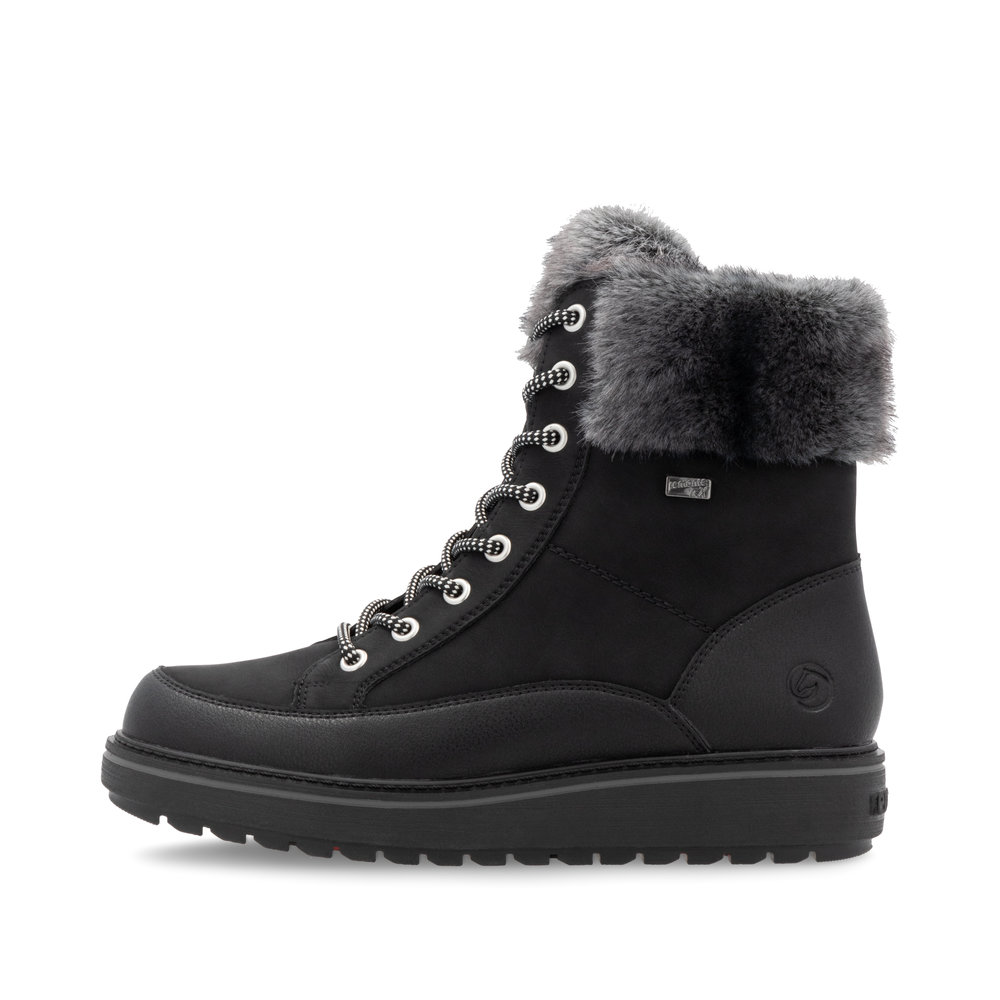 detail Dámská kotníková obuv Remonte D0U78-03 černá