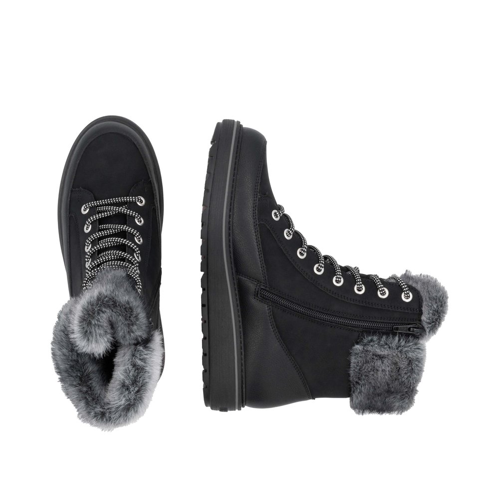 detail Dámská kotníková obuv Remonte D0U78-03 černá