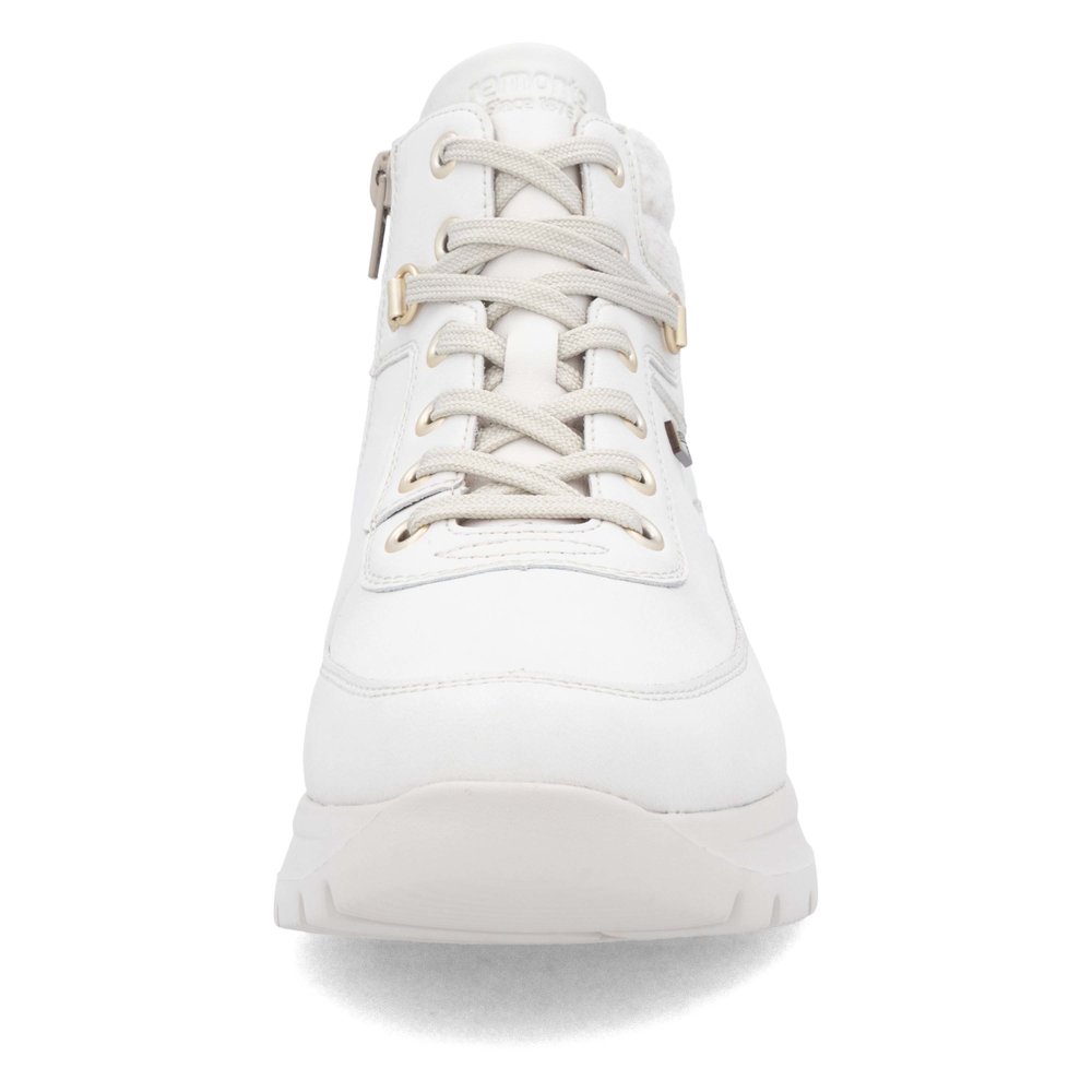 detail Dámská kotníková obuv Remonte D2V71-80 bílá