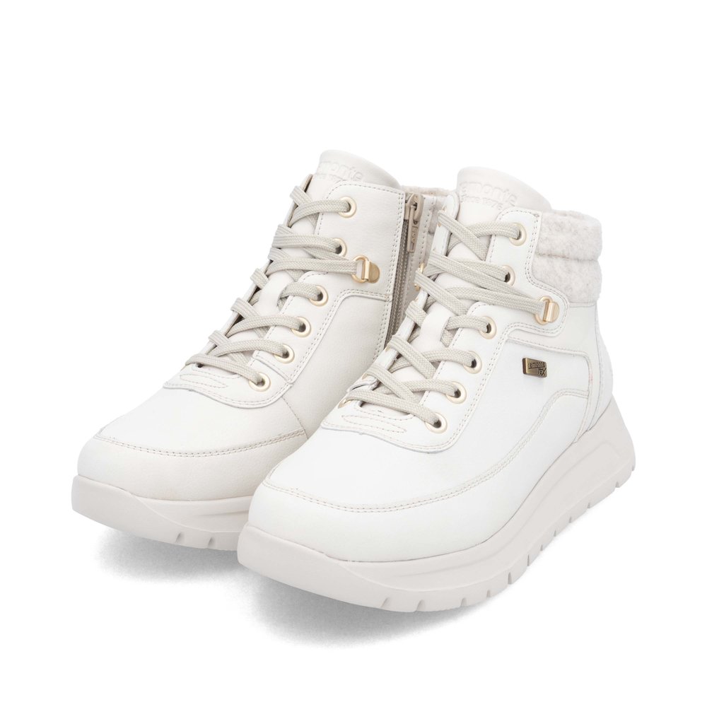 detail Dámská kotníková obuv Remonte D2V71-80 bílá