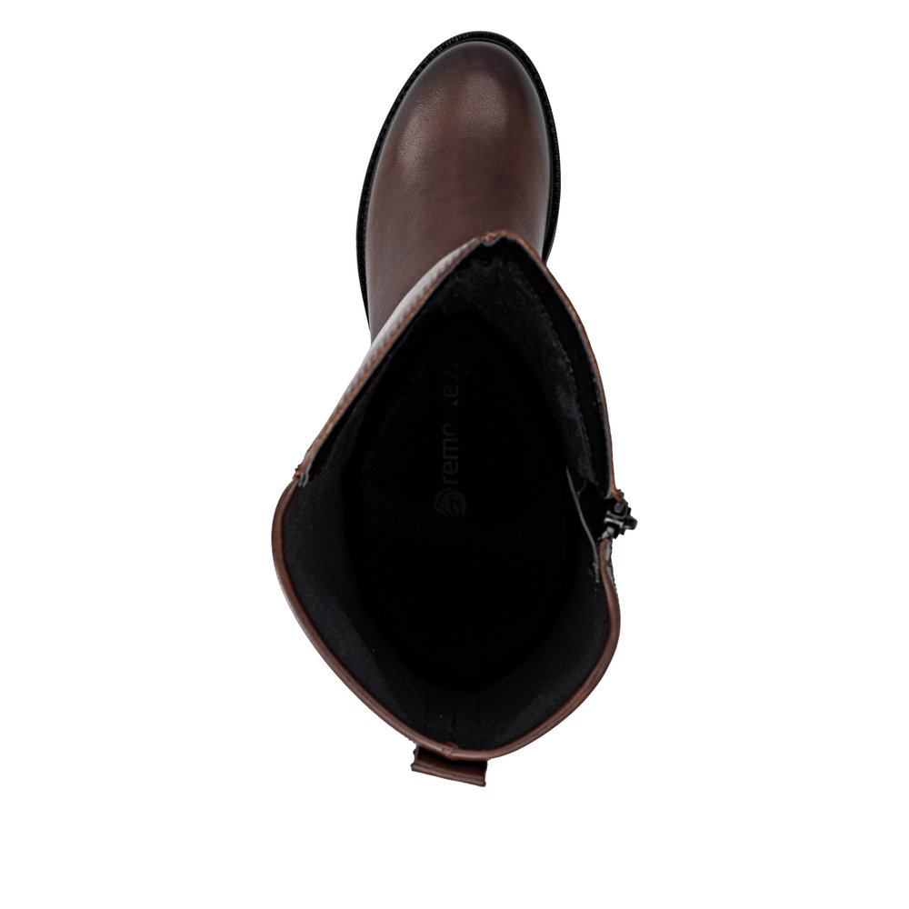 detail Dámské kozačky Remonte D2W77-25 hnědá