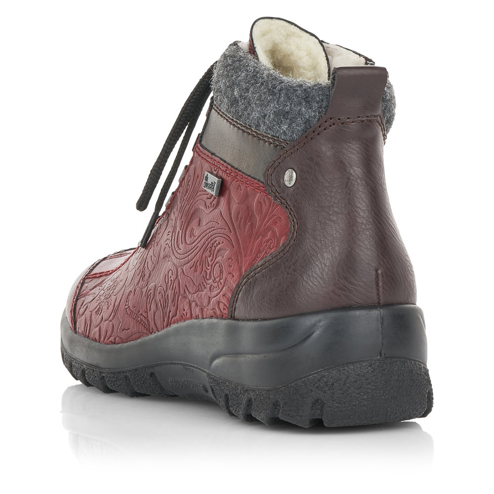 detail Dámská kotníková obuv Rieker L7144-35 vínová