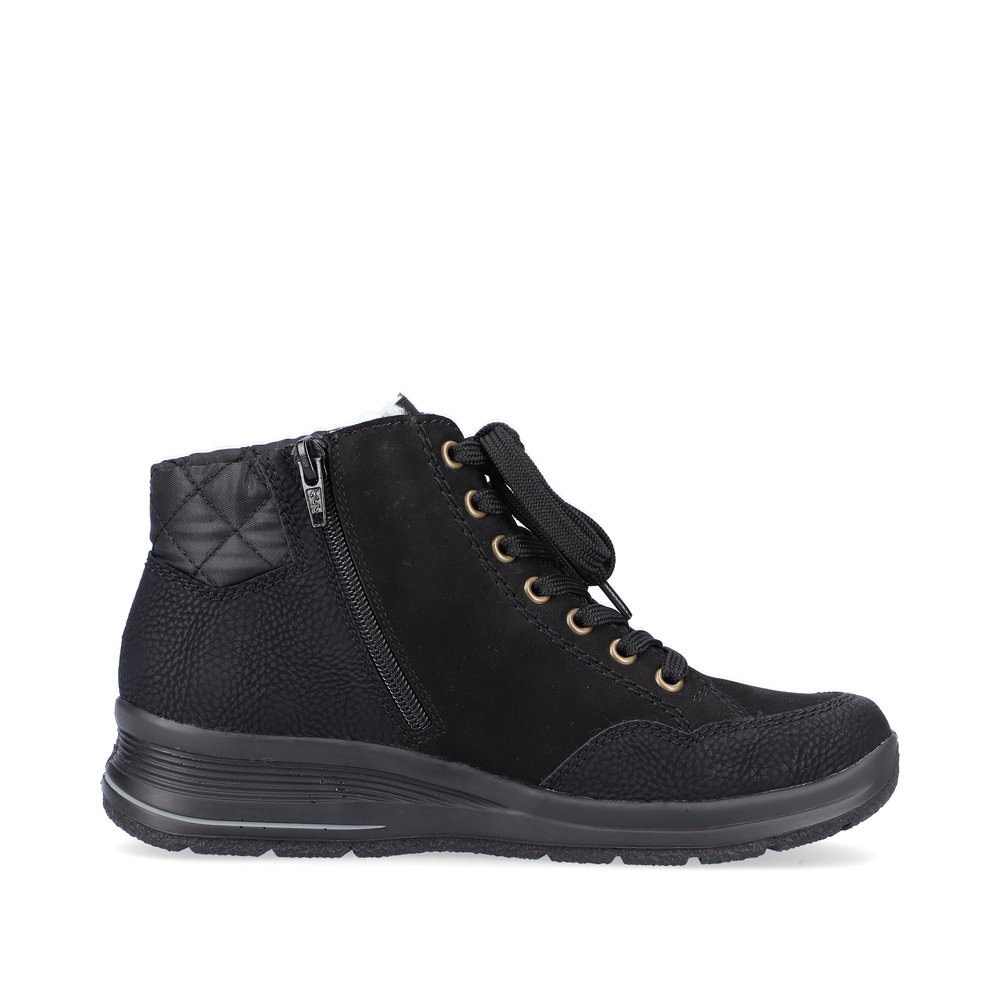detail Dámská kotníková obuv Rieker L7701-00 černá