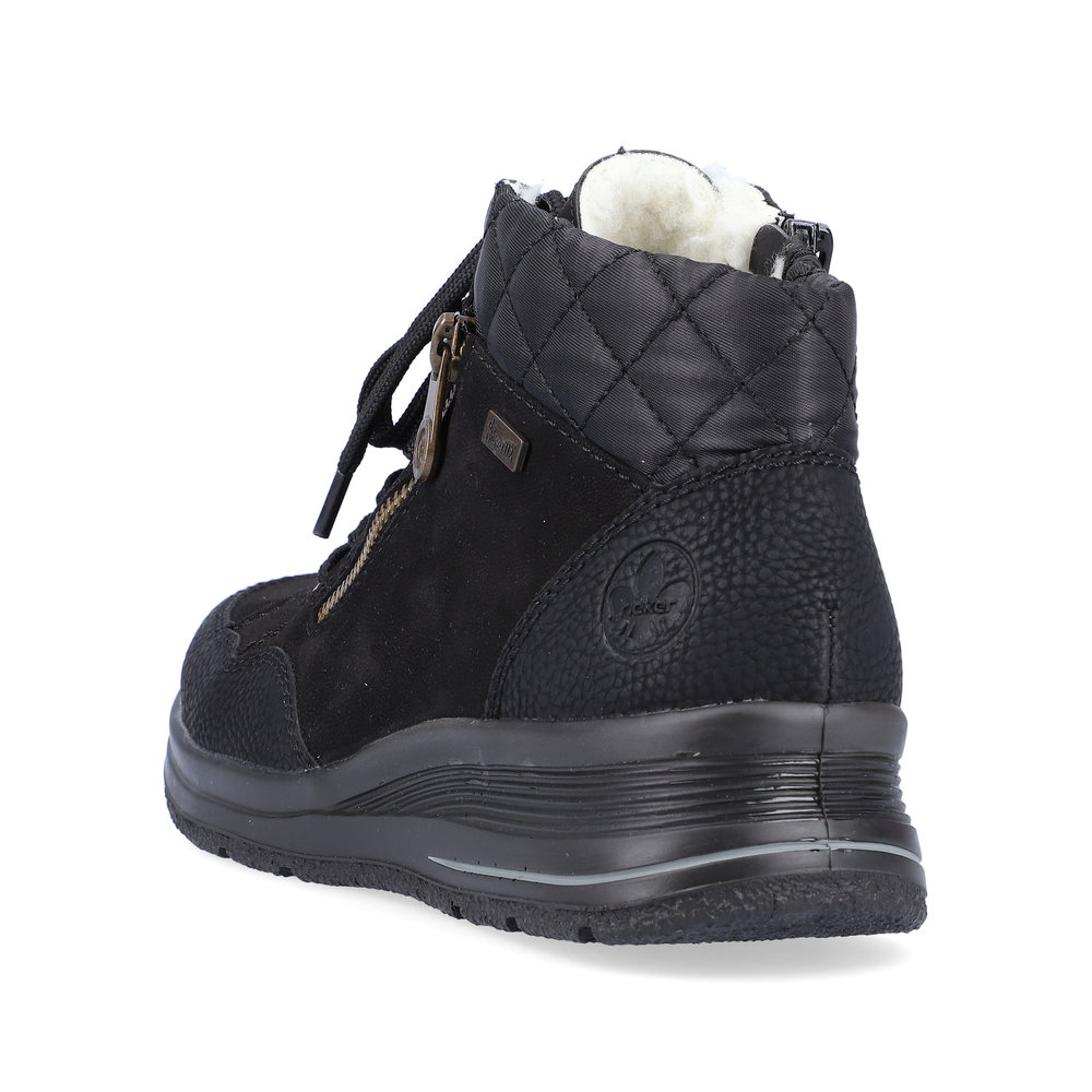 detail Dámská kotníková obuv Rieker L7701-00 černá