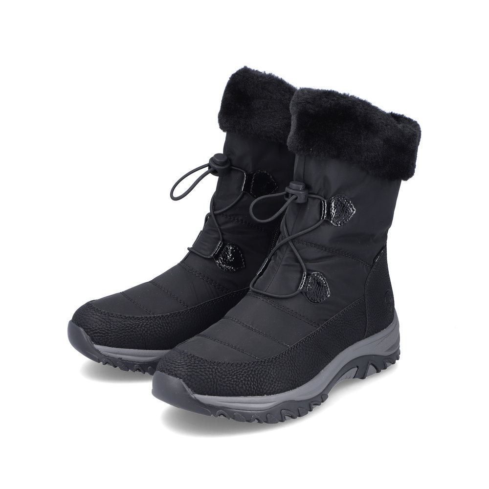 detail Dámská kotníková obuv Rieker M9683-00 černá