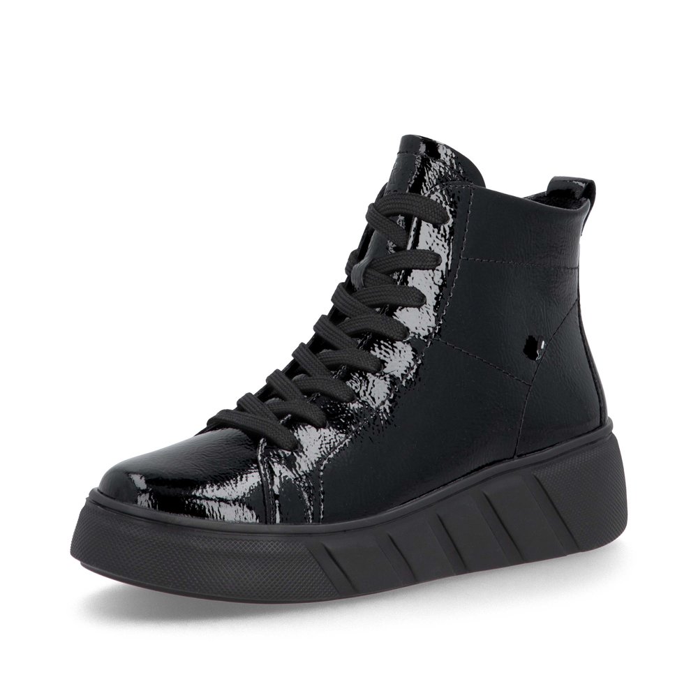 detail Dámská kotníková obuv Rieker W2661-01 černá