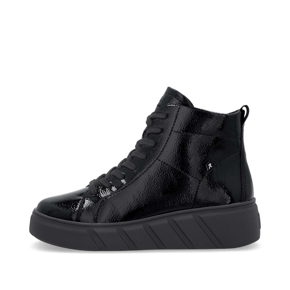 detail Dámská kotníková obuv Rieker W2661-01 černá