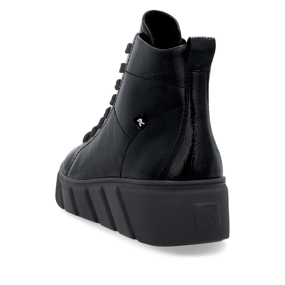 detail Dámská kotníková obuv Rieker W2661-01 černá