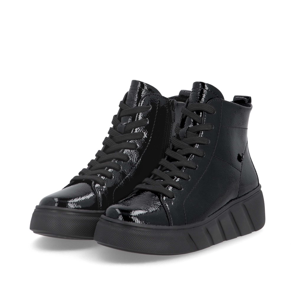 detail Dámská kotníková obuv Rieker W2661-01 černá