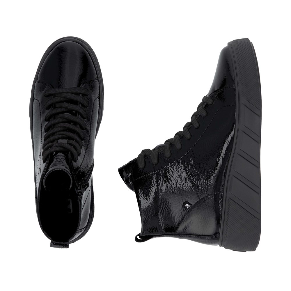 detail Dámská kotníková obuv Rieker W2661-01 černá