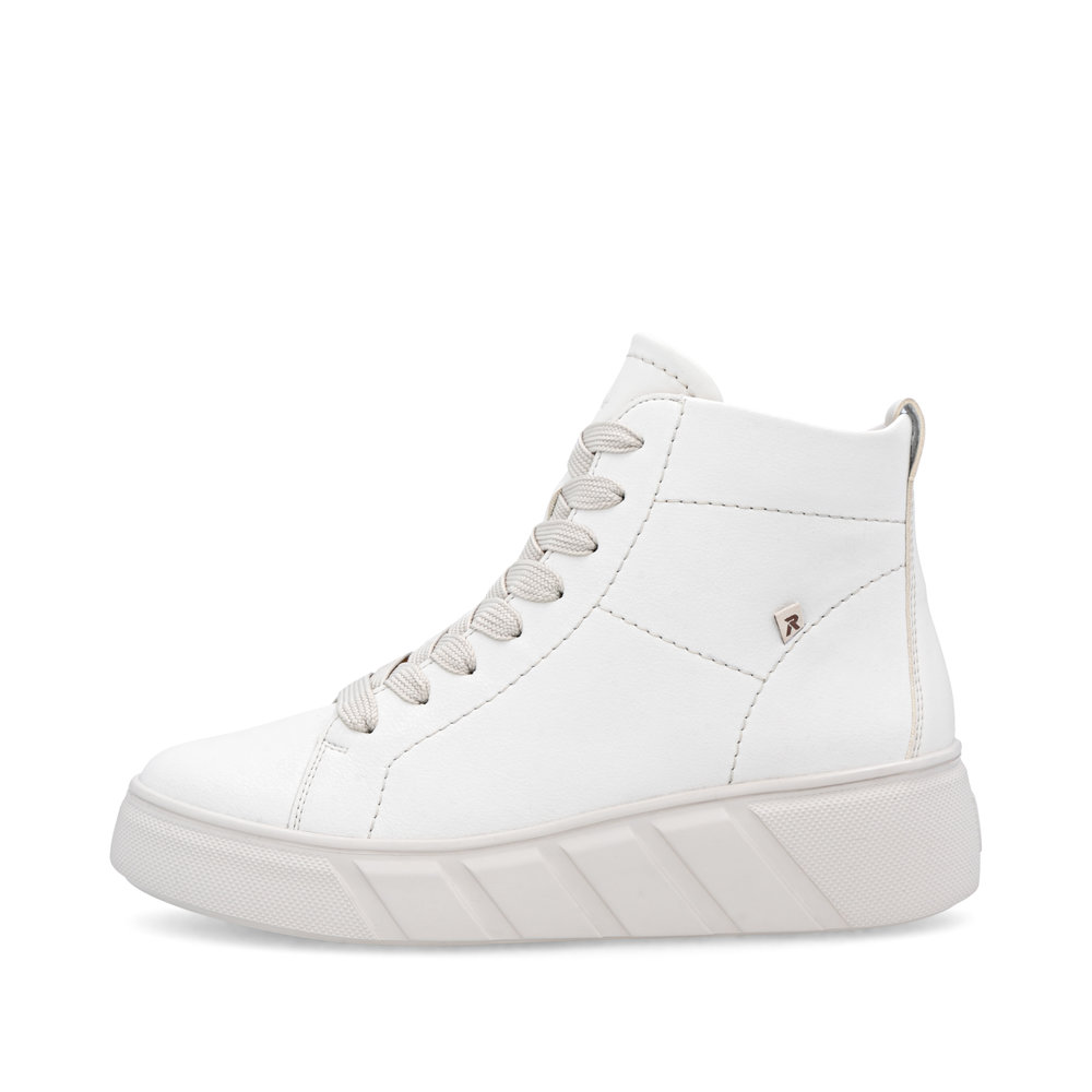 detail Dámská kotníková obuv Rieker W2661-80 bílá