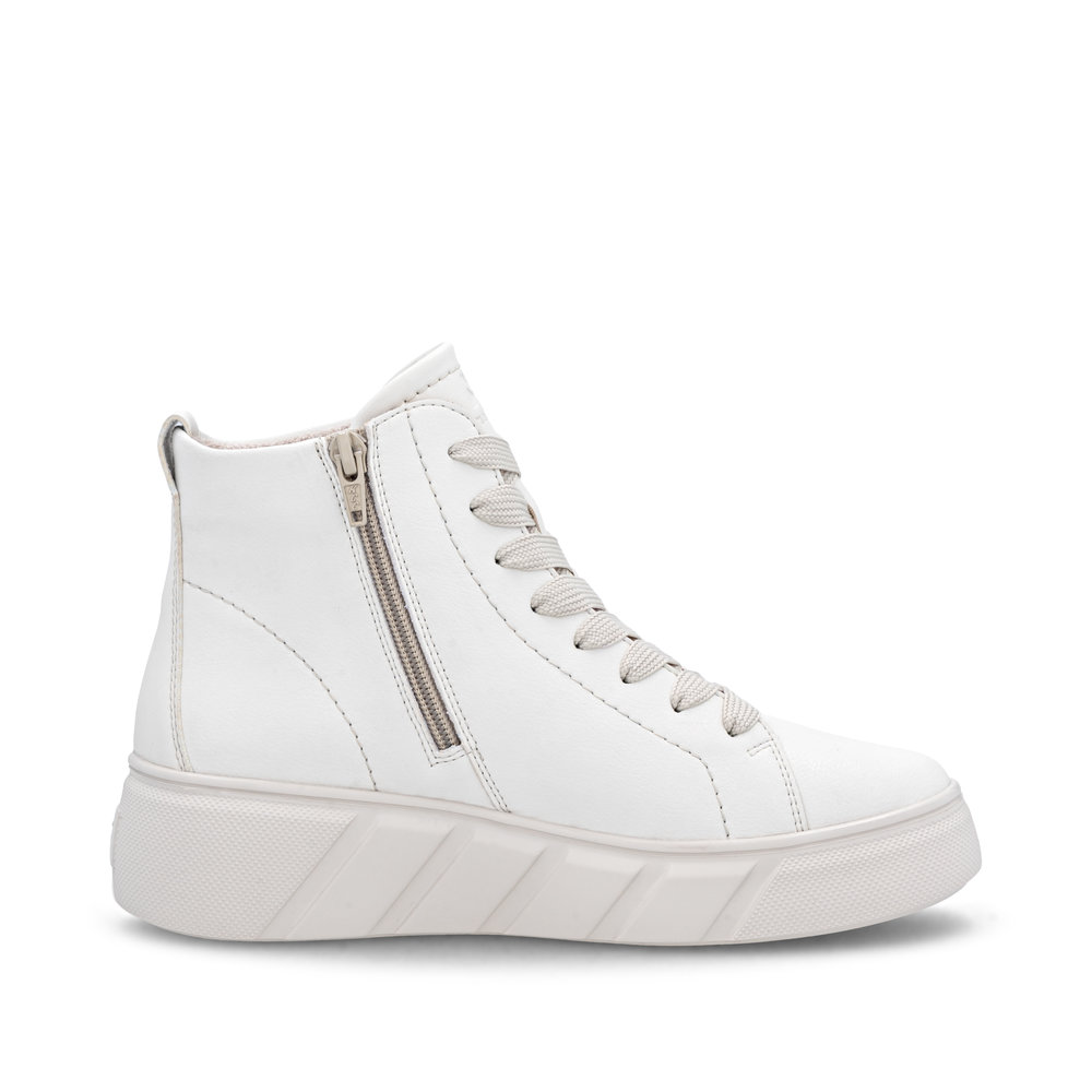 detail Dámská kotníková obuv Rieker W2661-80 bílá