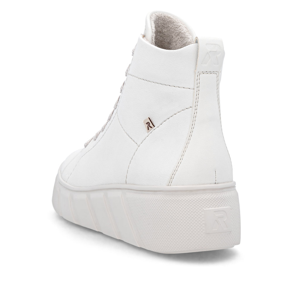 detail Dámská kotníková obuv Rieker W2661-80 bílá