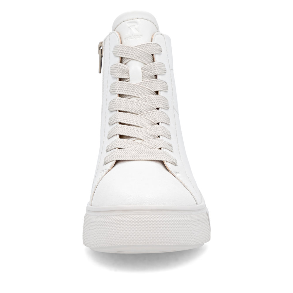 detail Dámská kotníková obuv Rieker W2661-80 bílá