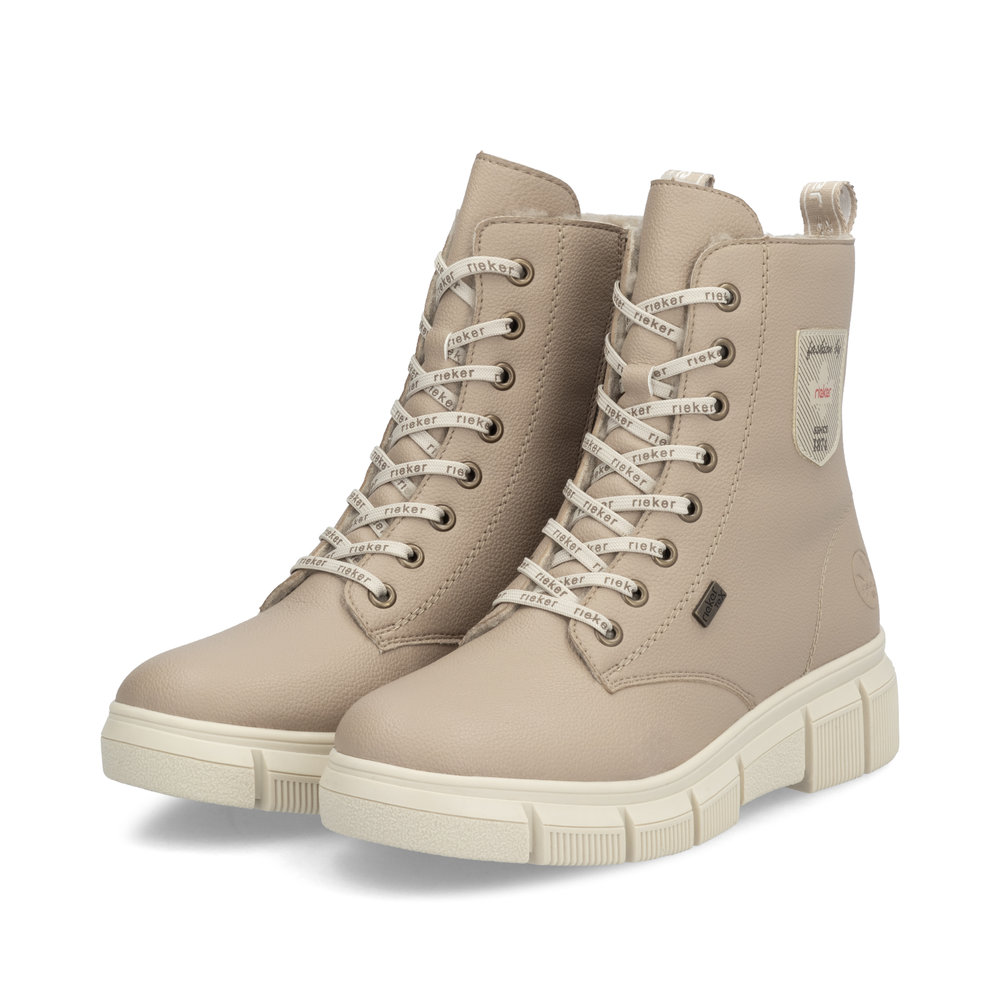 detail Dámská kotníková obuv Rieker X3410-20 béžová