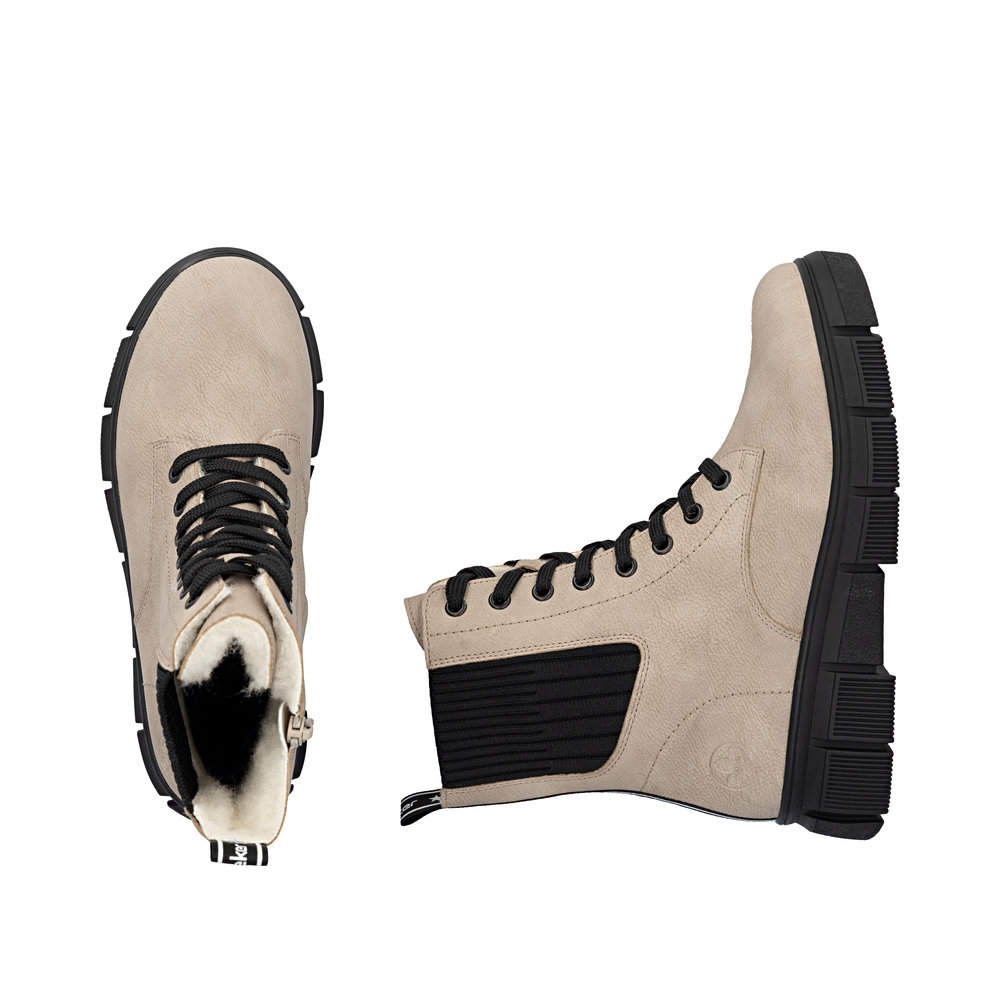 detail Dámská kotníková obuv Rieker X3414-60 béžová