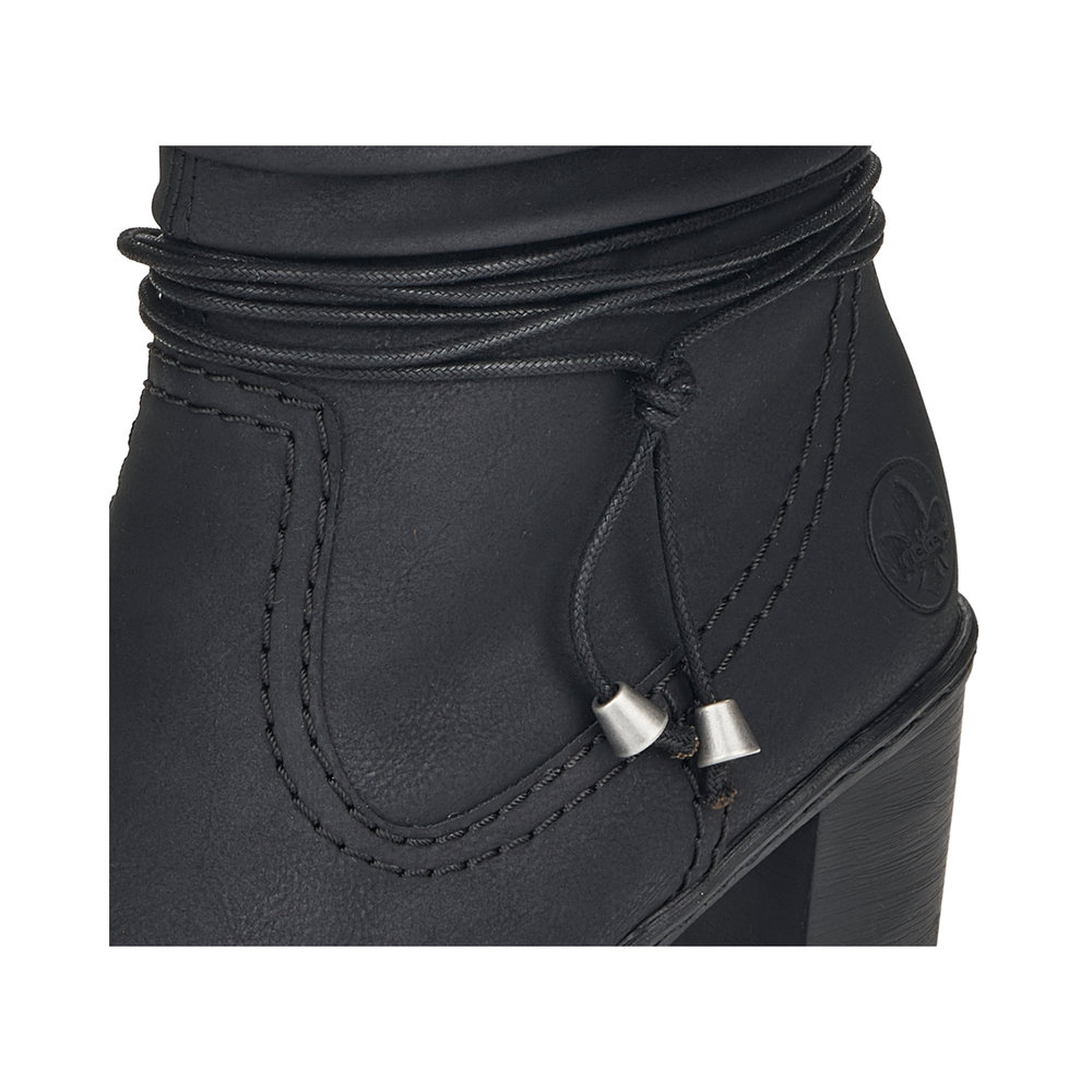 detail Dámská kotníková obuv Rieker Y2591-01 černá