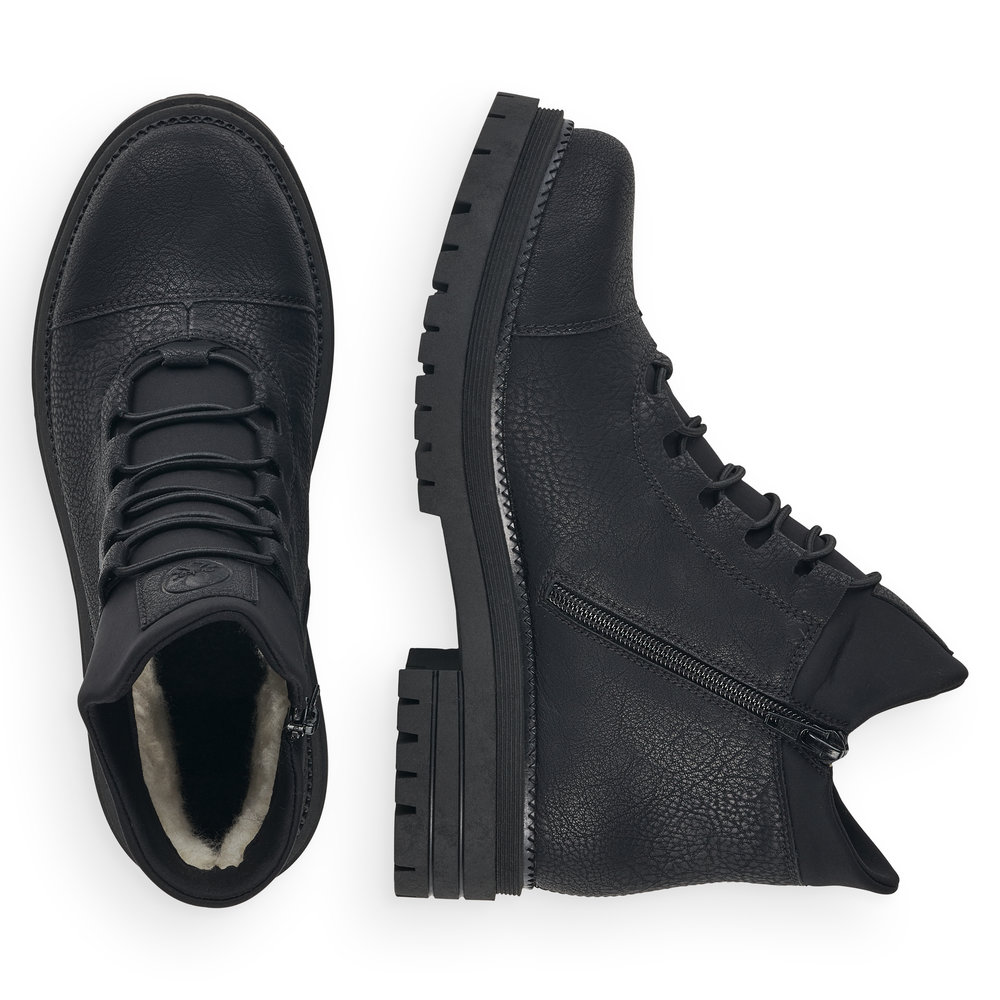 detail Dámská kotníková obuv Rieker Y3163-00 černá