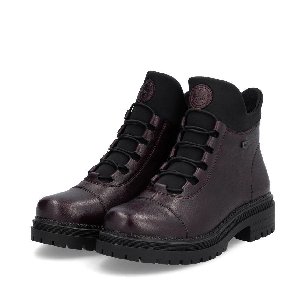detail Dámská kotníková obuv Rieker Y3163-35 vínová