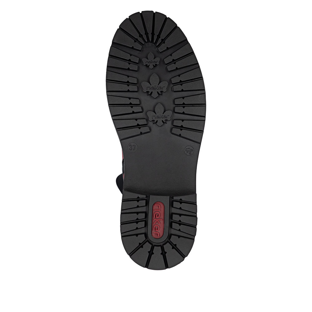 detail Dámská kotníková obuv Rieker Y3163-36 červená