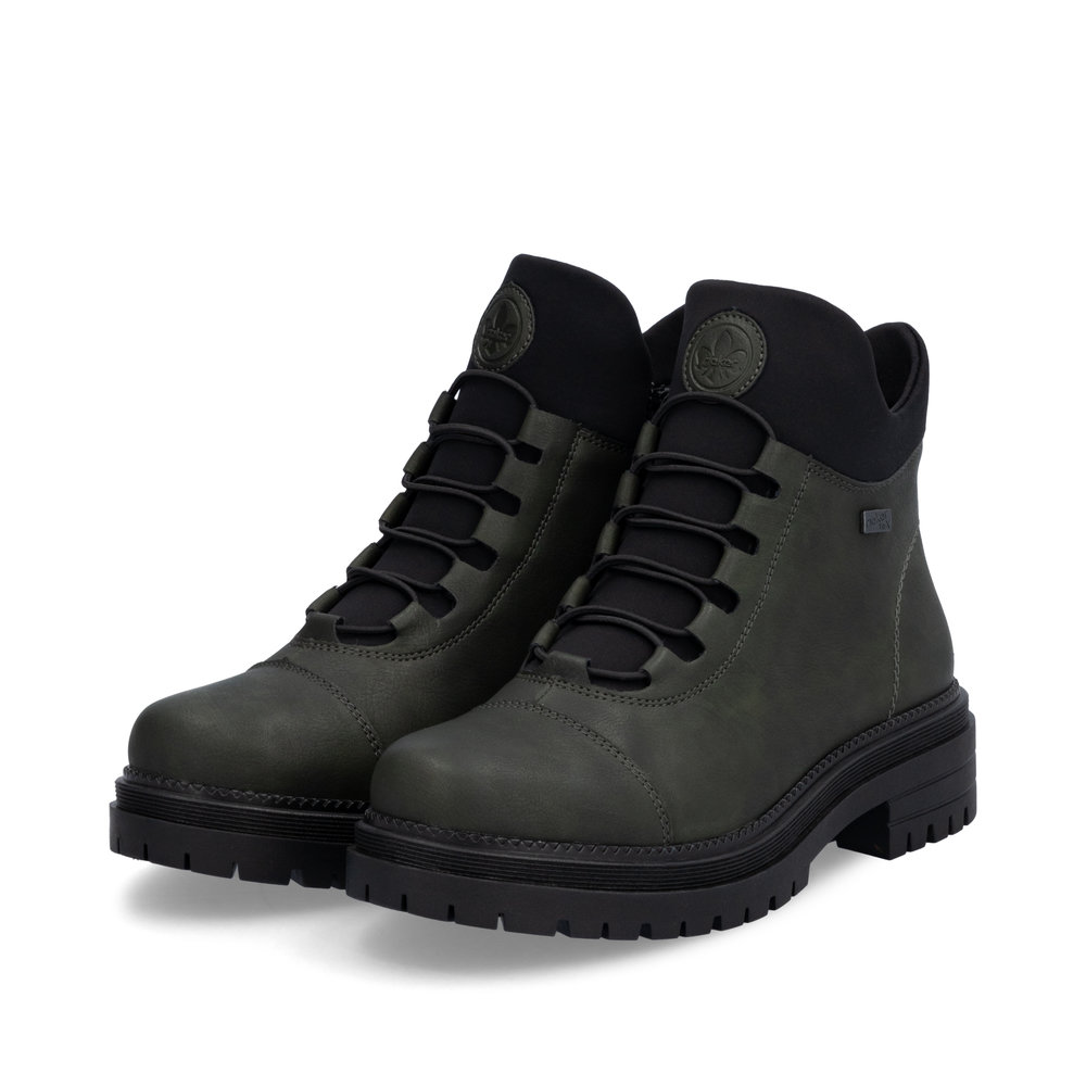 detail Dámská kotníková obuv Rieker Y3163-54 zelená