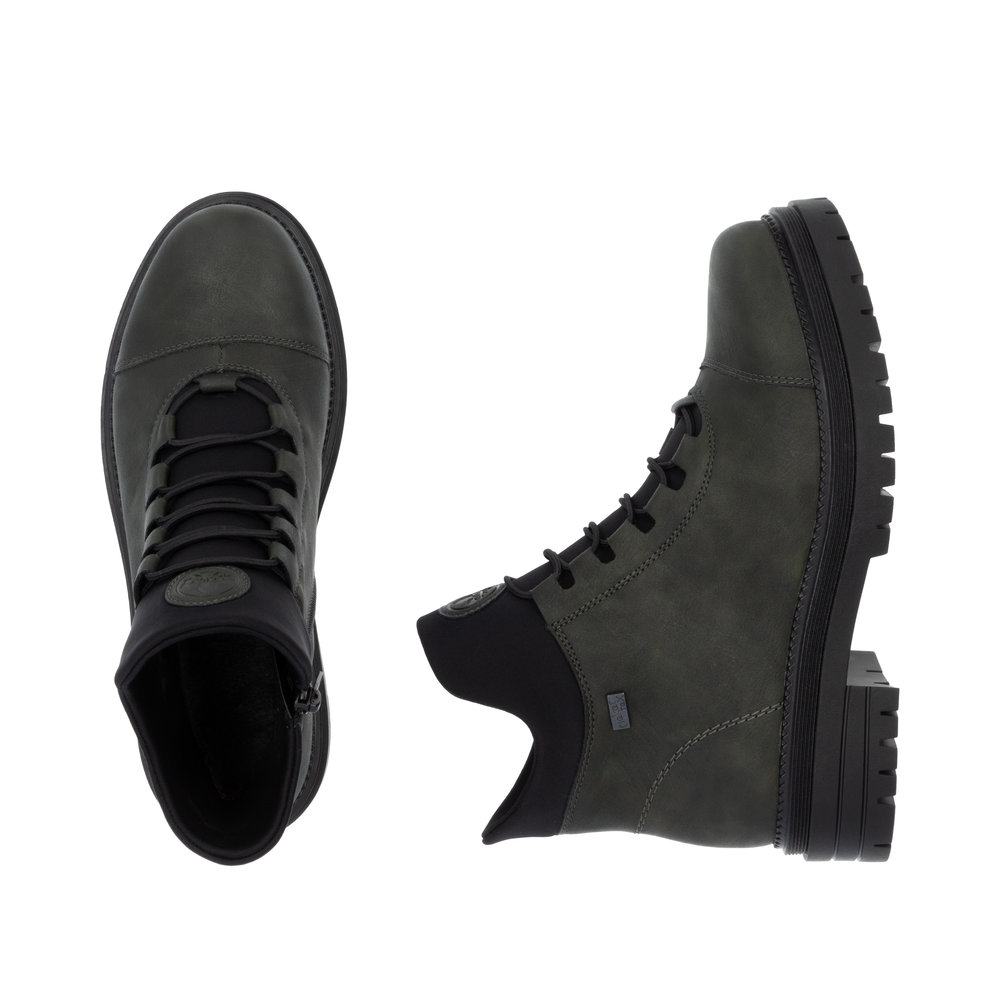 detail Dámská kotníková obuv Rieker Y3163-54 zelená