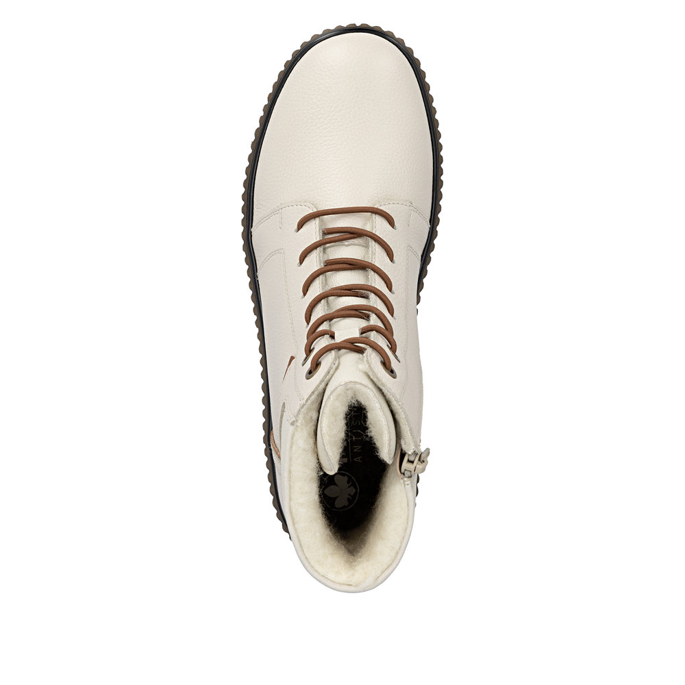 detail Dámská kotníková obuv Rieker Y4303-80 béžová