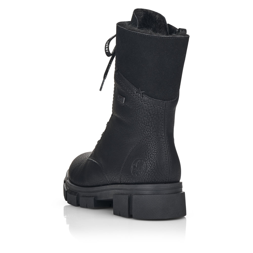 detail Dámská kotníková obuv Rieker Y7128-00 černá