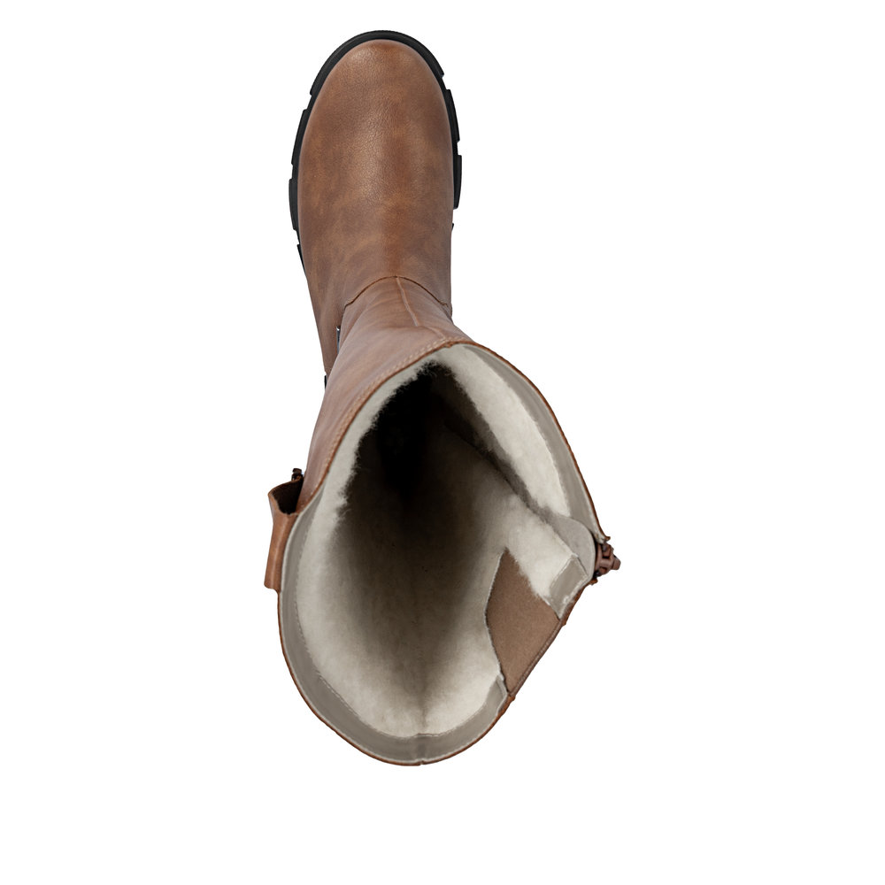 detail Dámské kozačky Rieker Y7190-24 hnědá