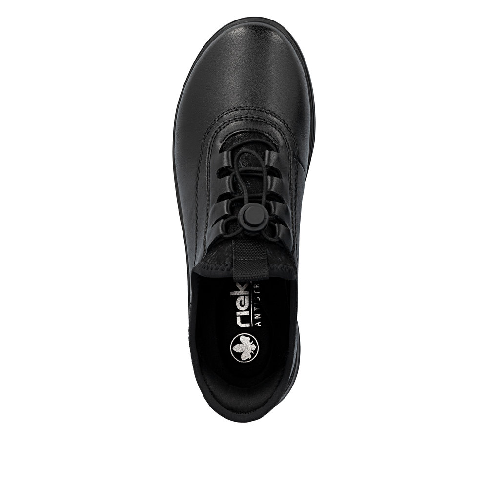 detail Dámská kotníková obuv Rieker Z0057-00 černá