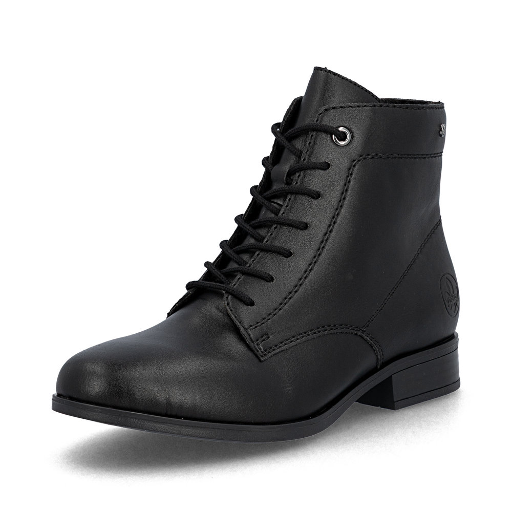 detail Dámská kotníková obuv Rieker 77030-00 černá