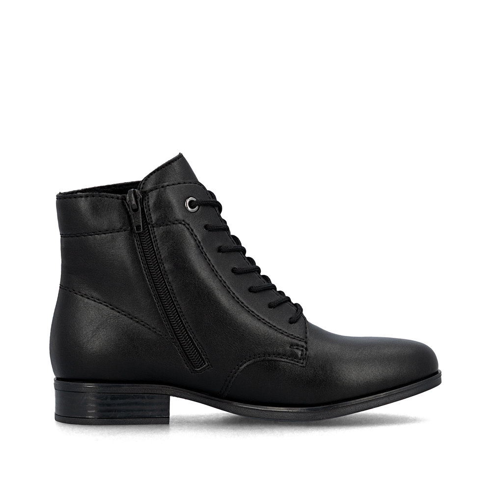 detail Dámská kotníková obuv Rieker 77030-00 černá