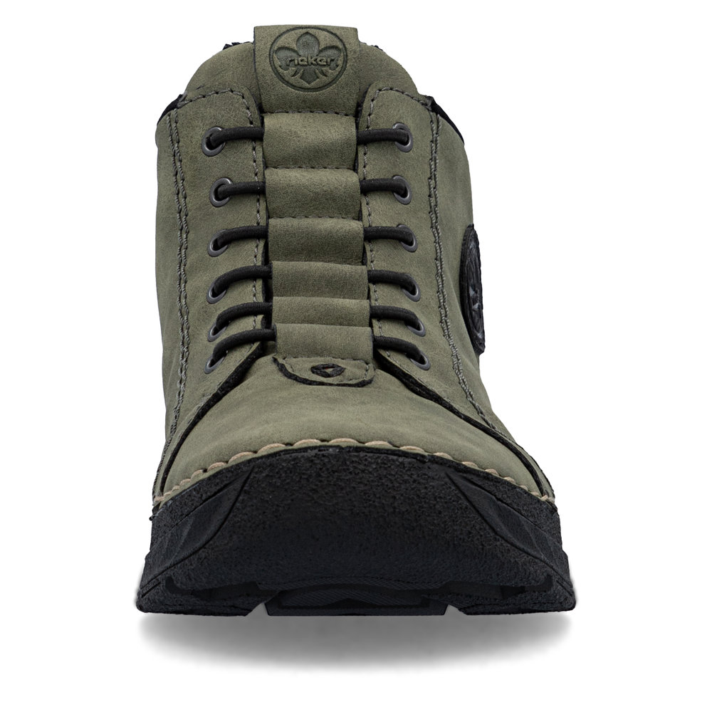 detail Dámská kotníková obuv Rieker 44550-54 zelená