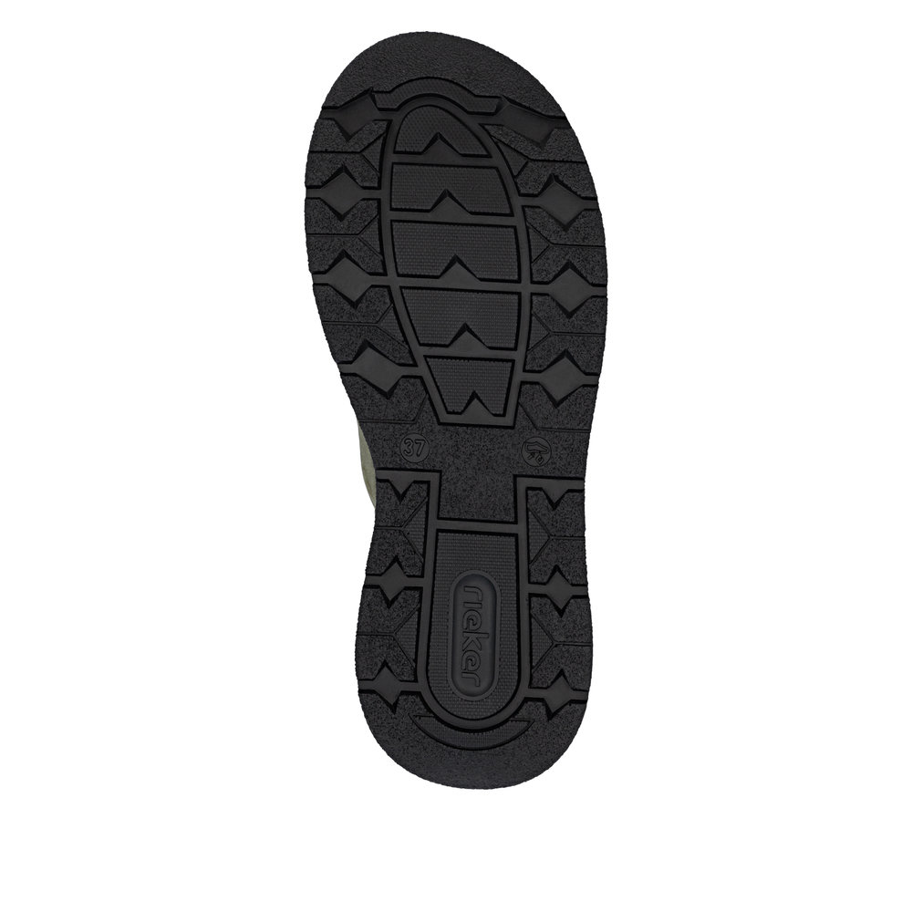 detail Dámská kotníková obuv Rieker 44550-54 zelená