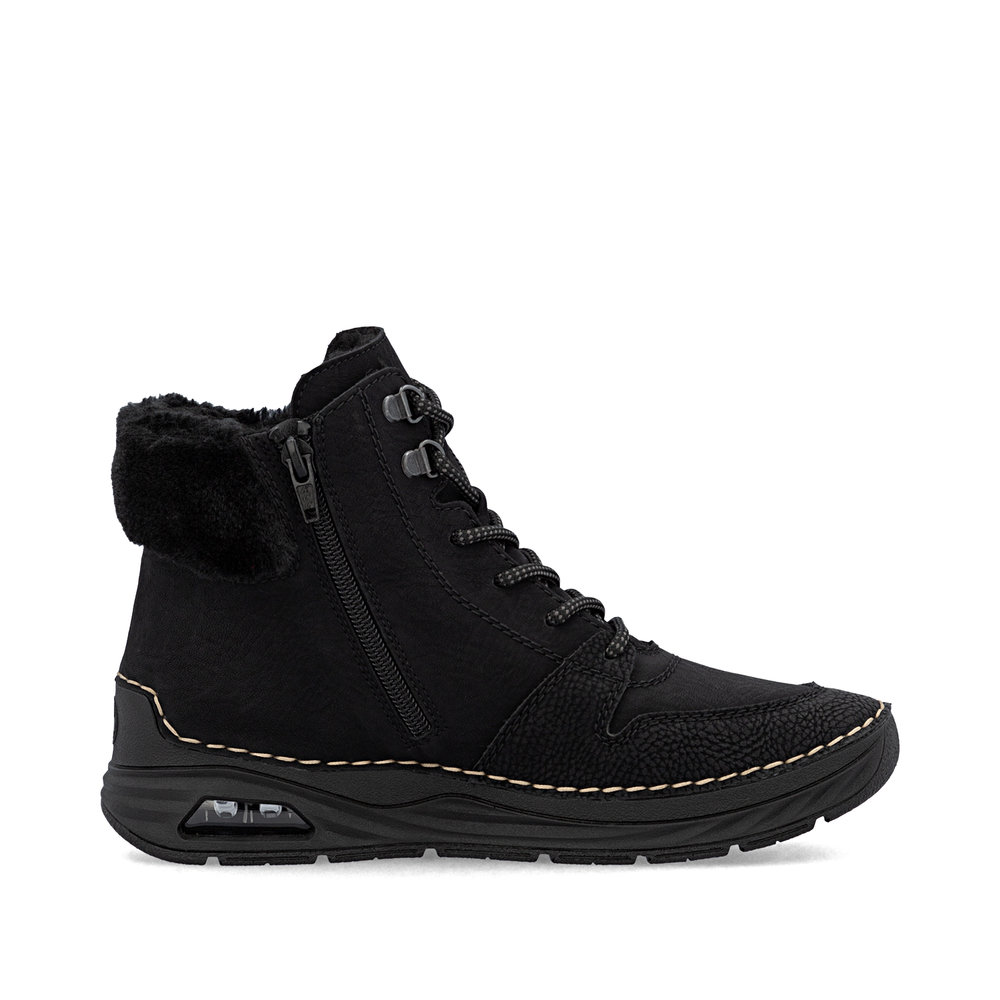 detail Dámská kotníková obuv Rieker 44555-00 černá