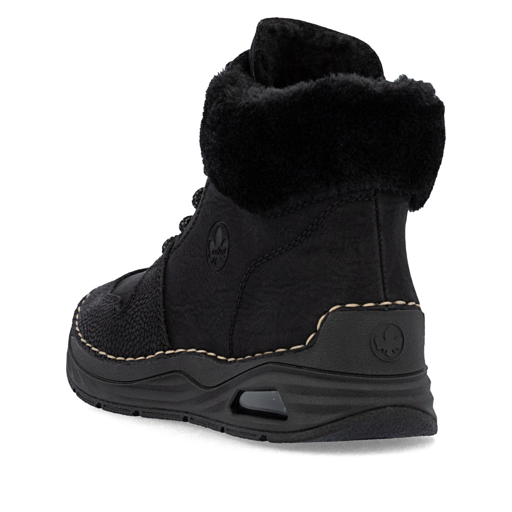 detail Dámská kotníková obuv Rieker 44555-00 černá