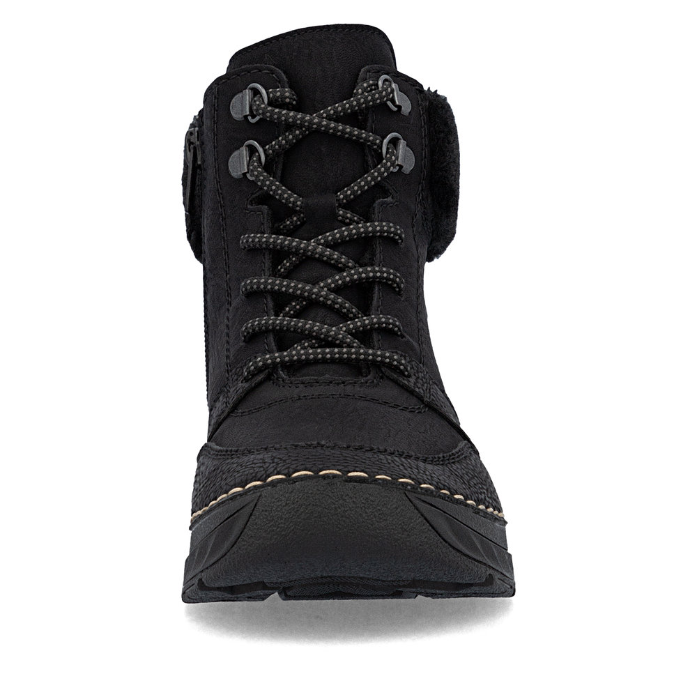 detail Dámská kotníková obuv Rieker 44555-00 černá