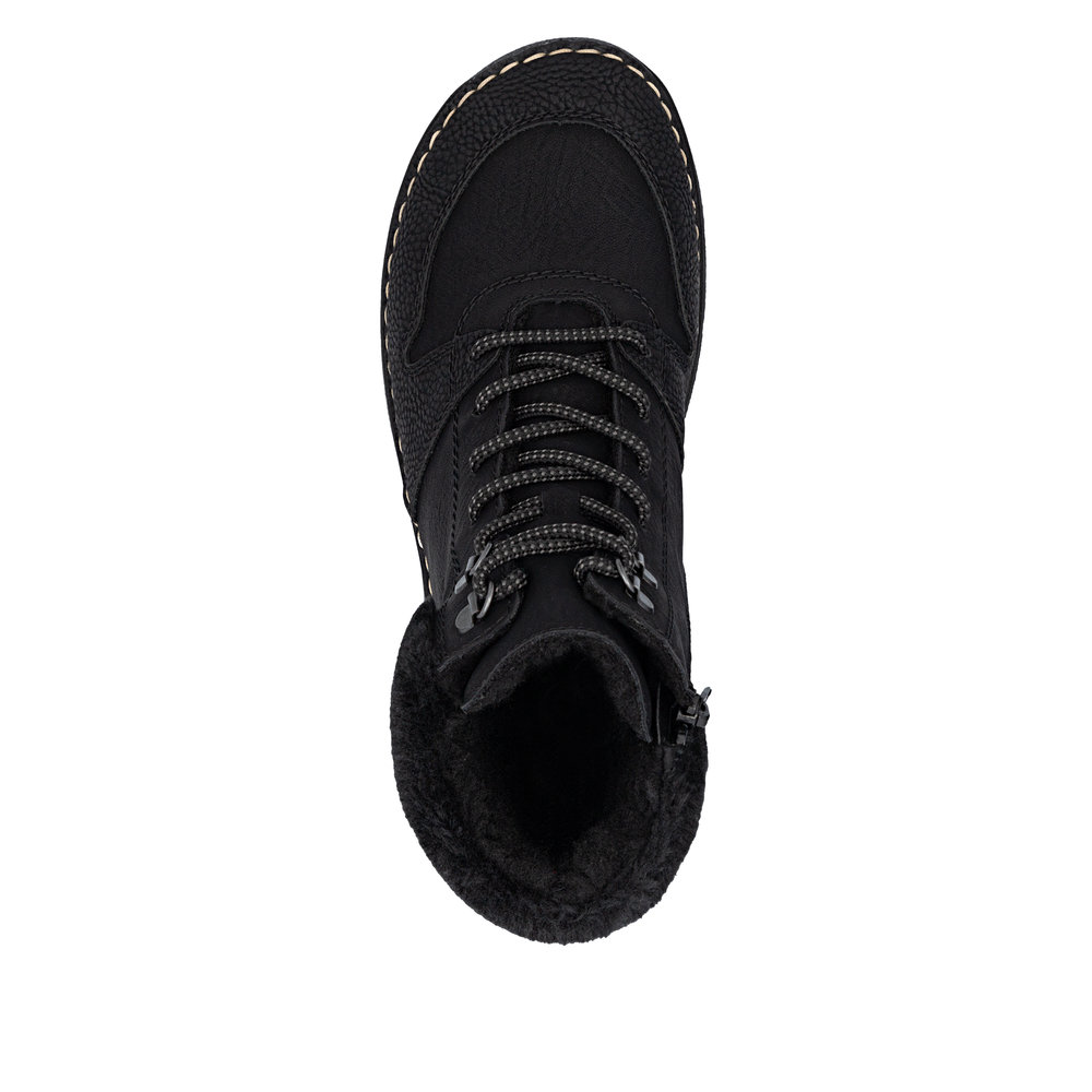 detail Dámská kotníková obuv Rieker 44555-00 černá