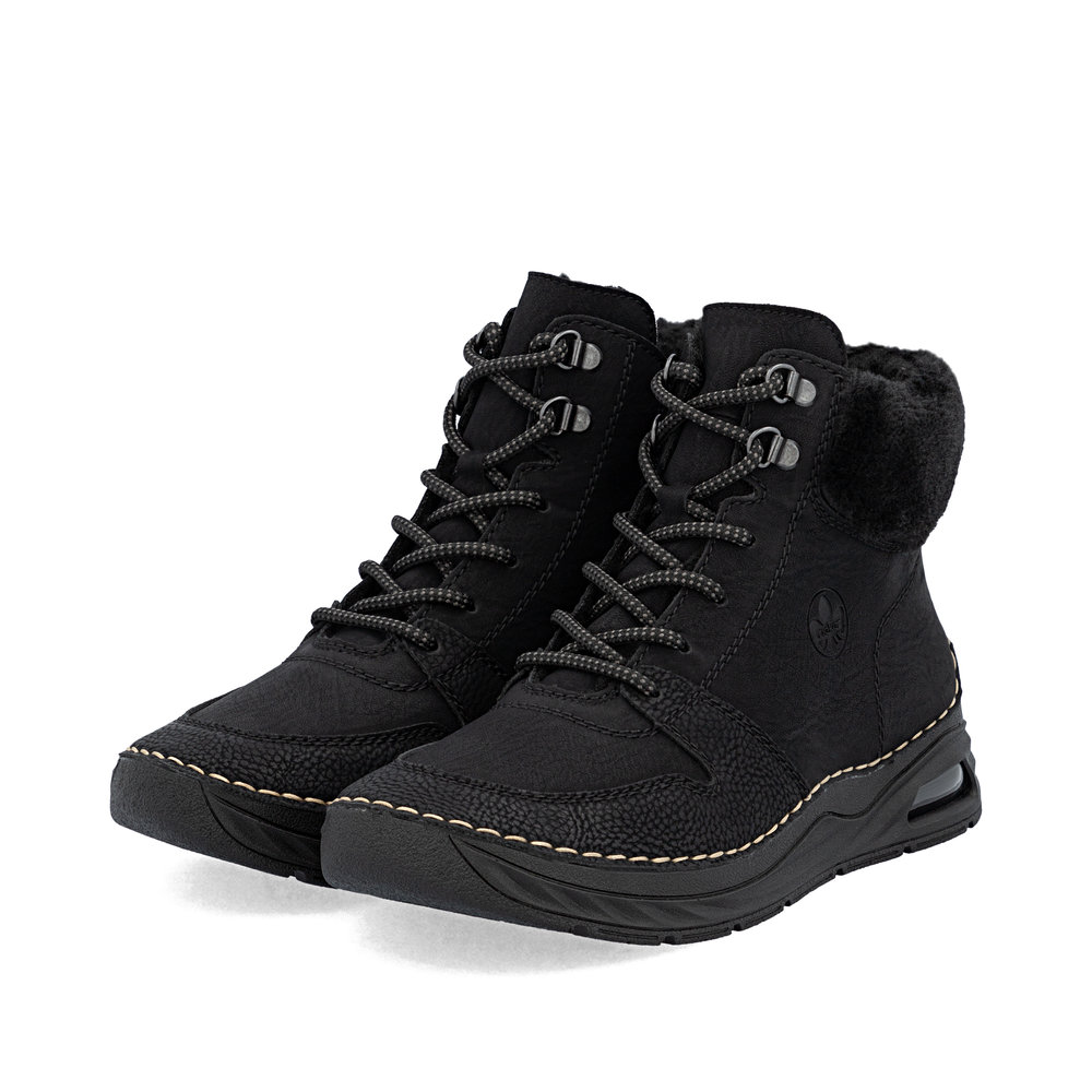 detail Dámská kotníková obuv Rieker 44555-00 černá