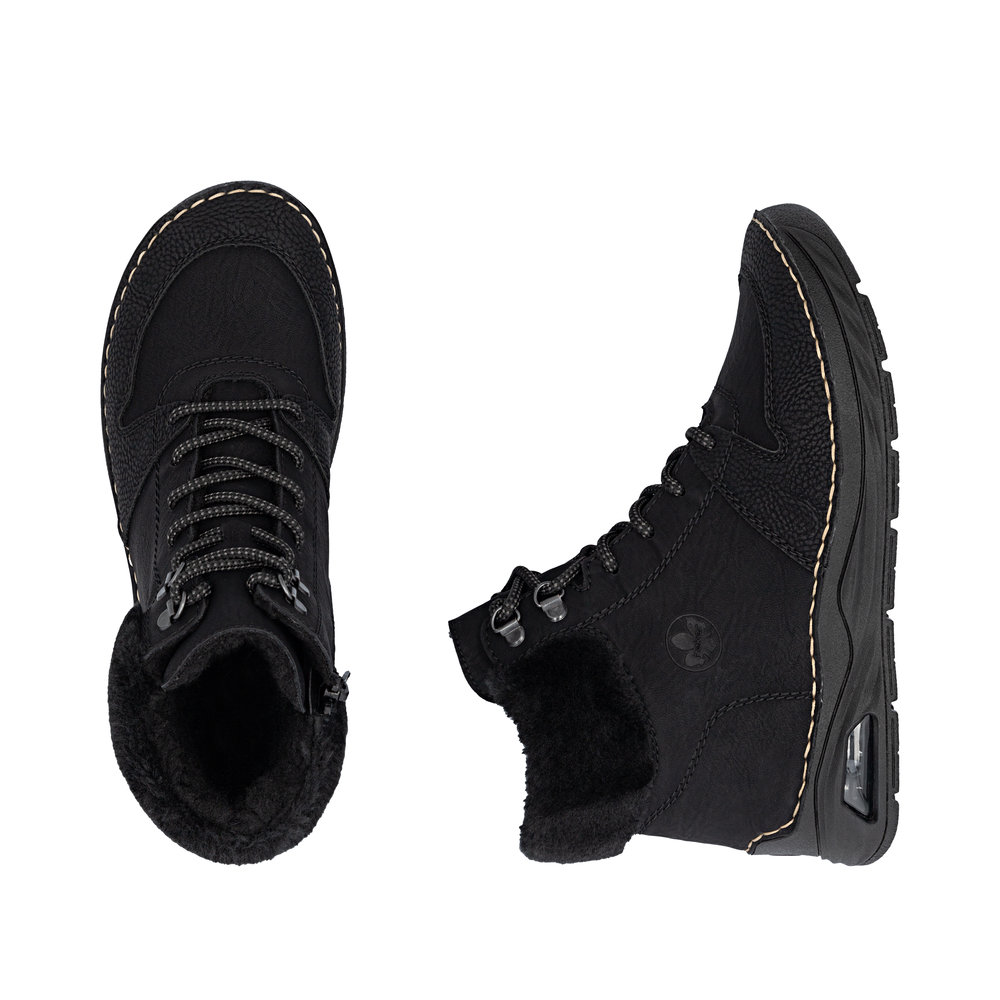 detail Dámská kotníková obuv Rieker 44555-00 černá