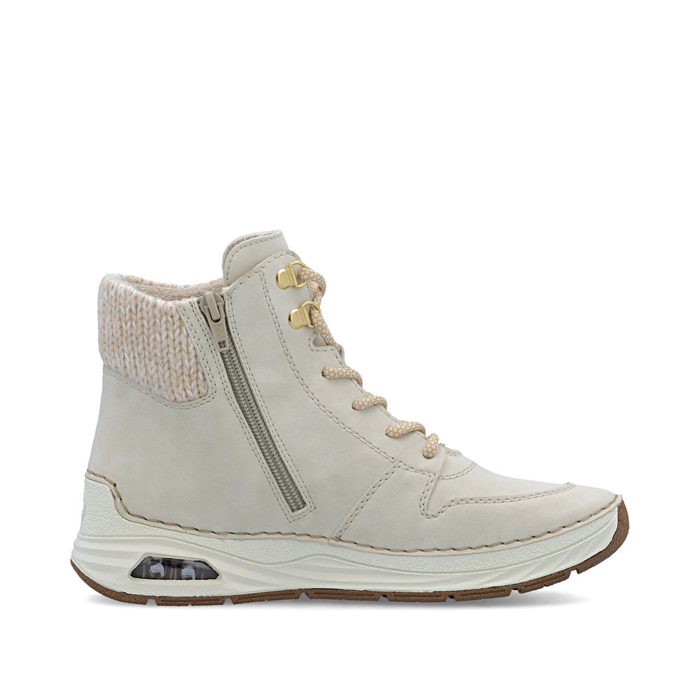 detail Dámská kotníková obuv Rieker 44555-60 béžová