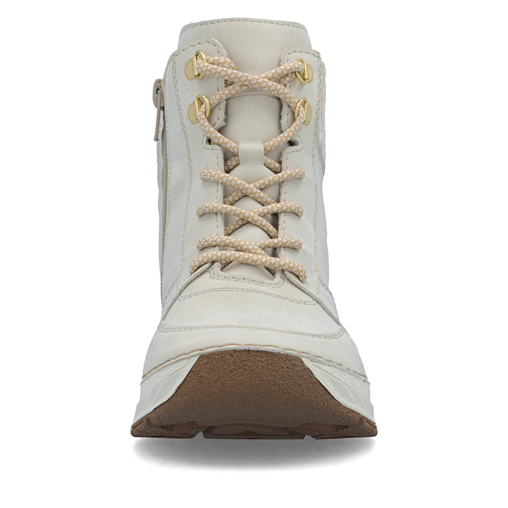 detail Dámská kotníková obuv Rieker 44555-60 béžová