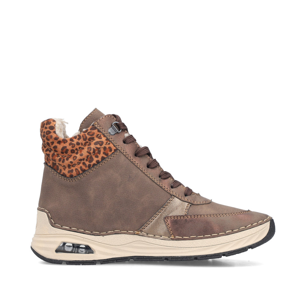 detail Dámská kotníková obuv Rieker 44565-25 hnědá