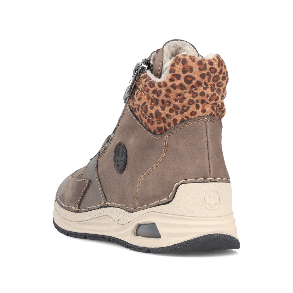 detail Dámská kotníková obuv Rieker 44565-25 hnědá