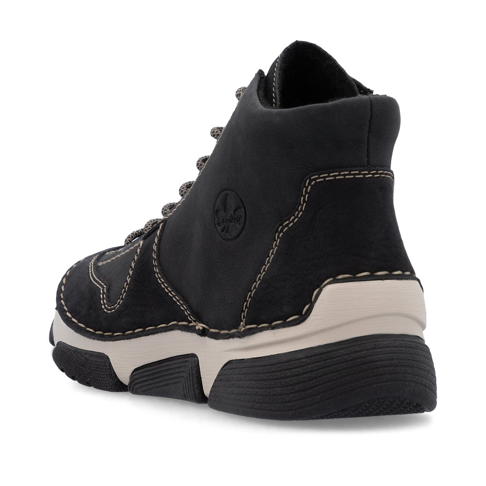 detail Dámská kotníková obuv Rieker 45906-00 černá