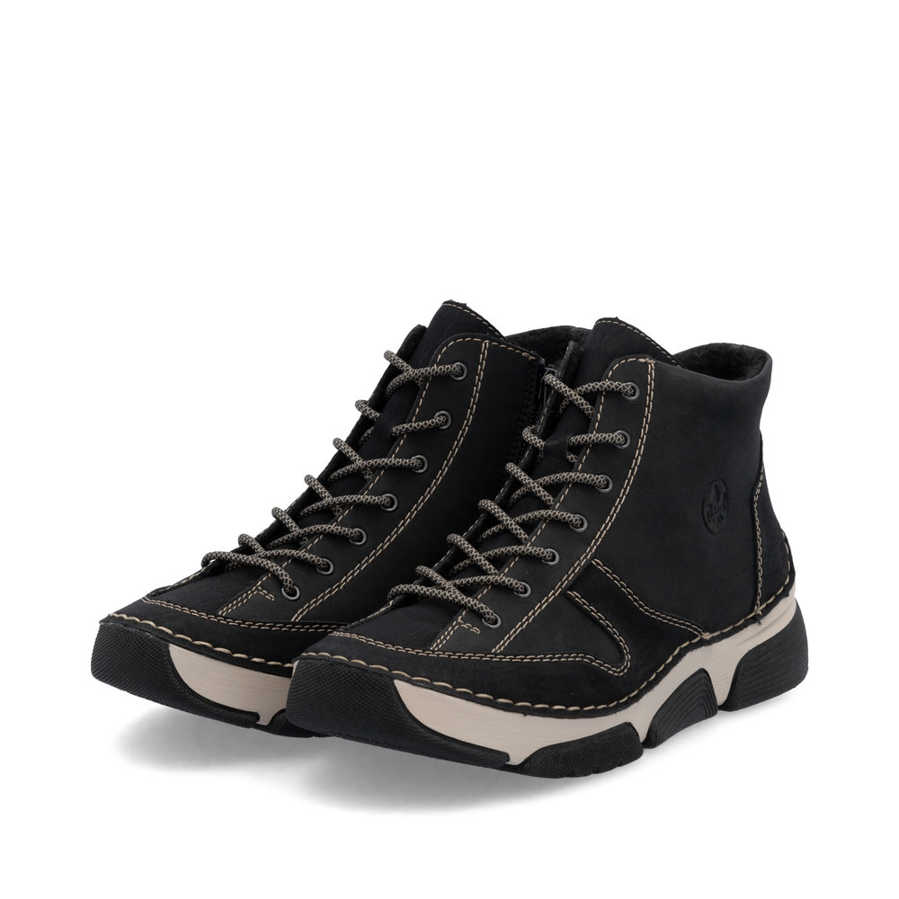 detail Dámská kotníková obuv Rieker 45906-00 černá