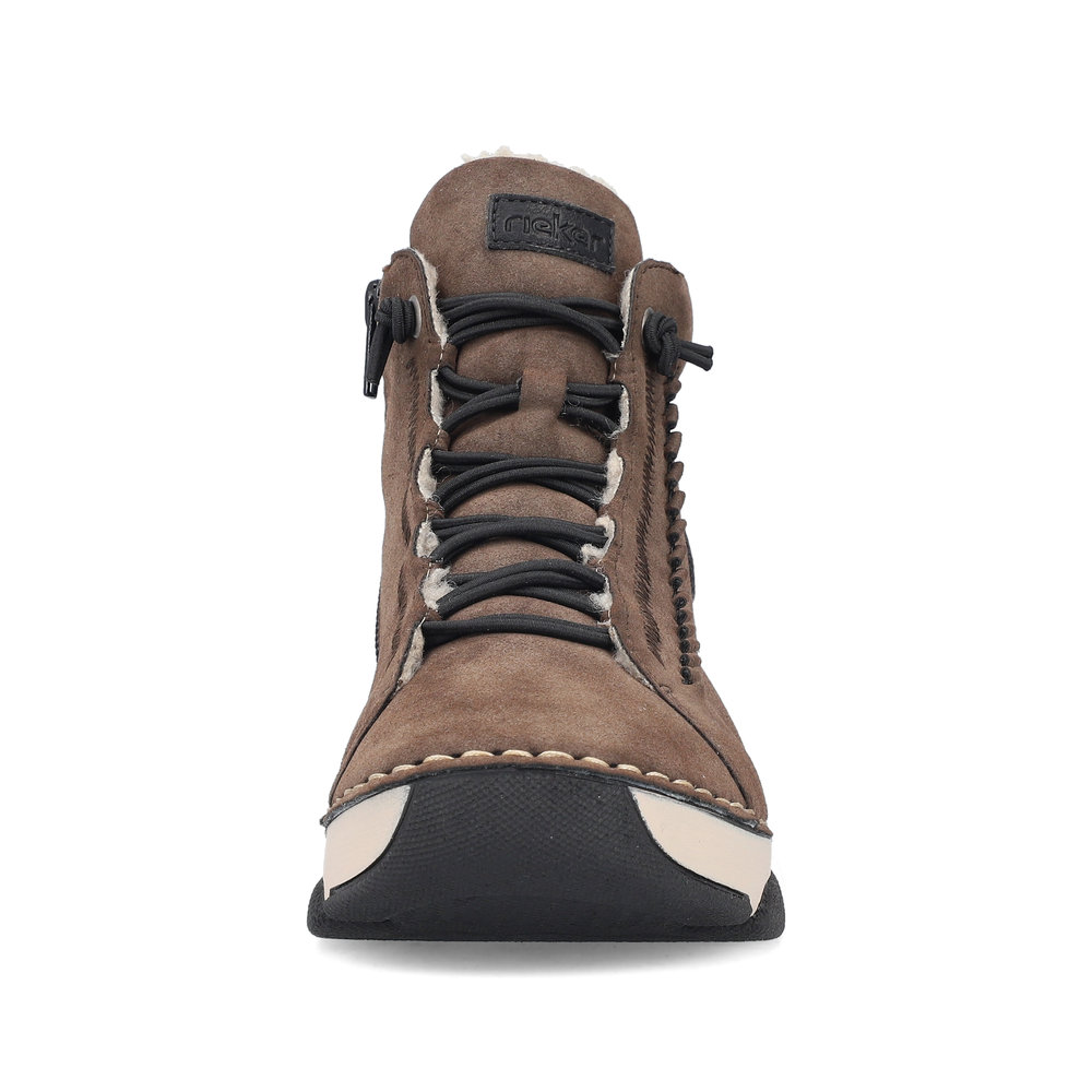 detail Dámská kotníková obuv Rieker 45912-25 hnědá