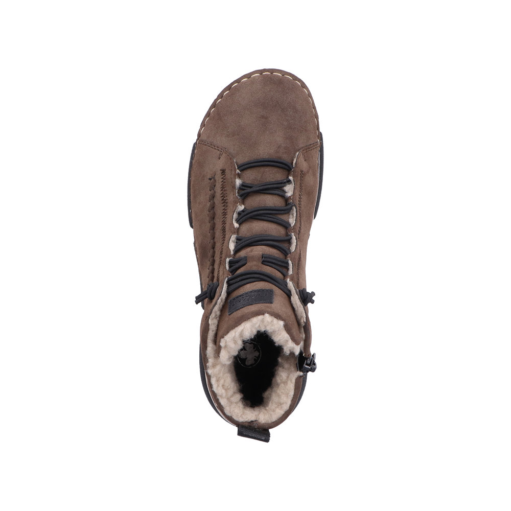 detail Dámská kotníková obuv Rieker 45912-25 hnědá