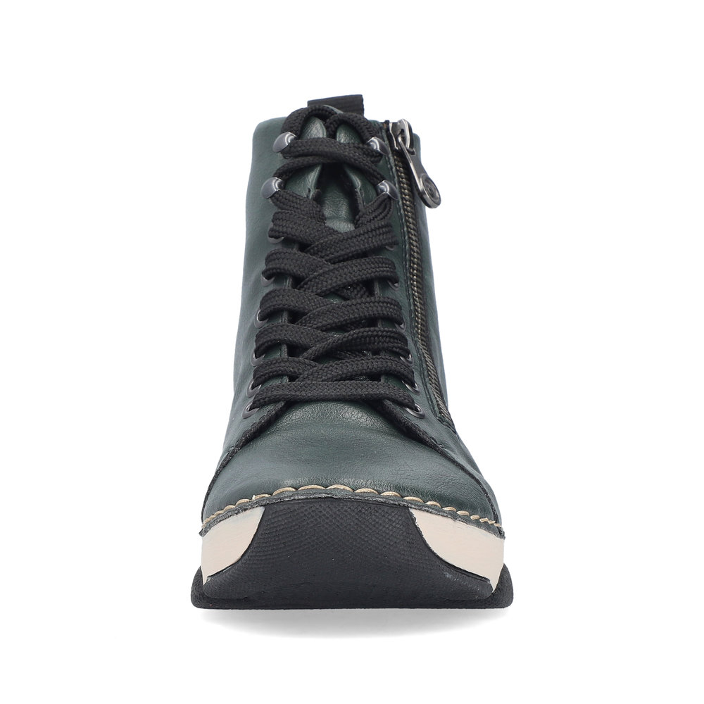 detail Dámská kotníková obuv Rieker 45920-54 zelená