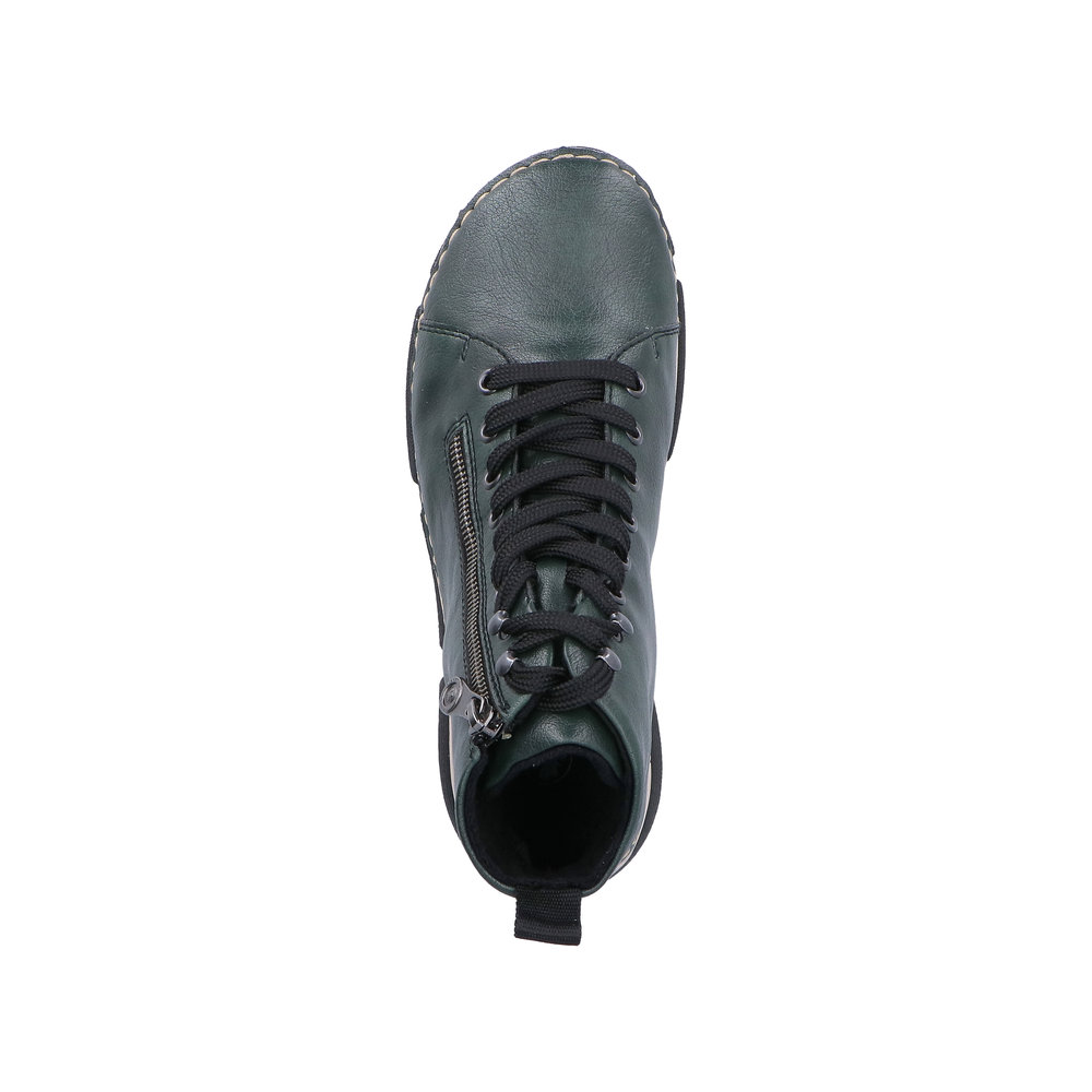 detail Dámská kotníková obuv Rieker 45920-54 zelená